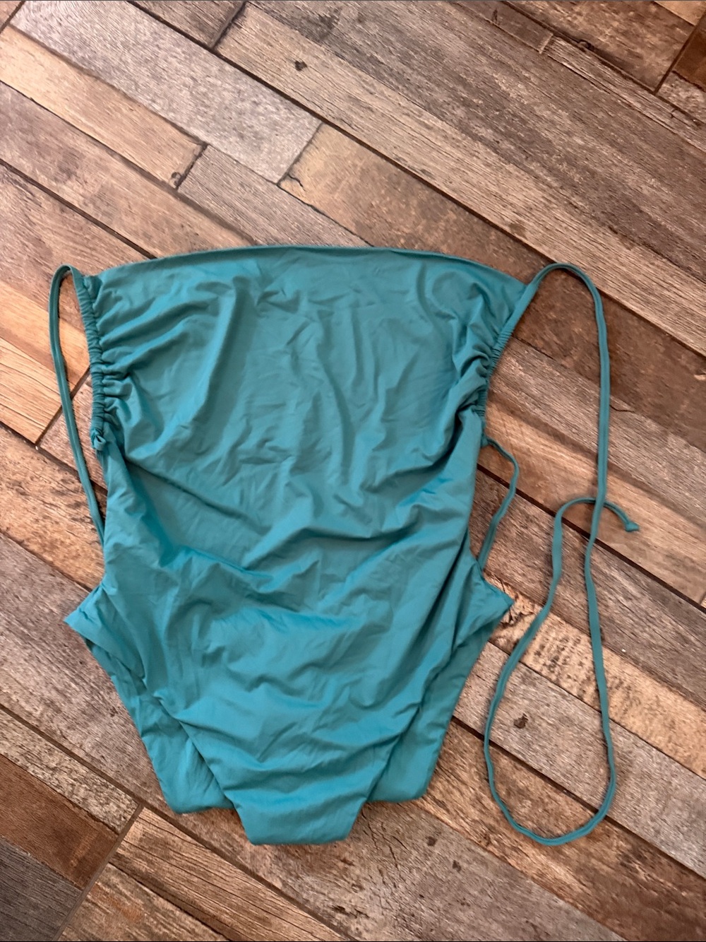 NWOT Dippin Daisys One-Piece Swimsuit in Teal - Classic Solid Swimwear